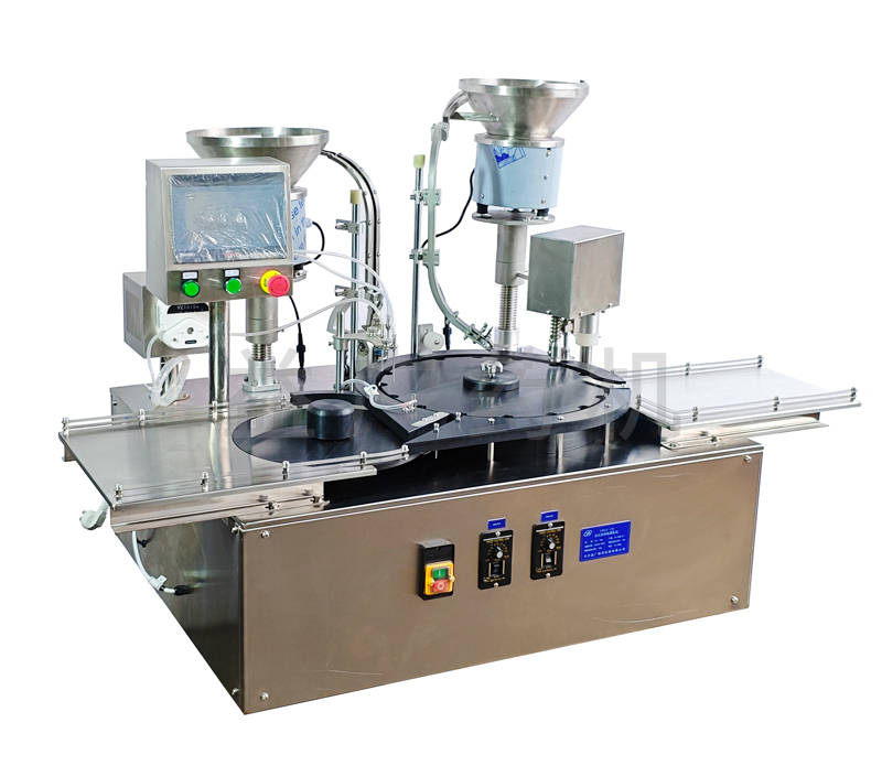 YHGZ-20臺式西林瓶灌裝加塞軋蓋一體機(jī)2