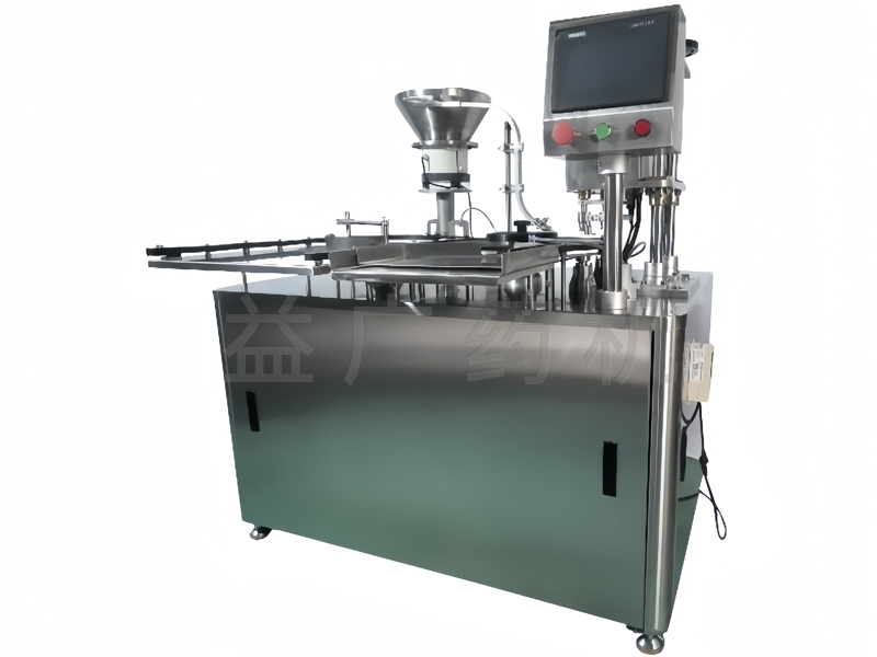 YHZG-60雙頭西林瓶軋蓋機右前斜